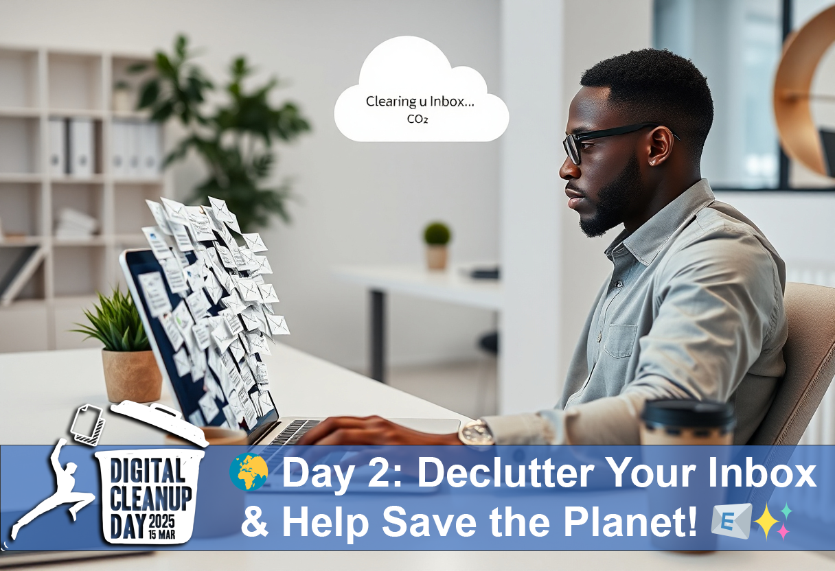 Day 2: The Hidden Cost of Emails – Declutter Your Inbox & Save the Planet! 📧🌍