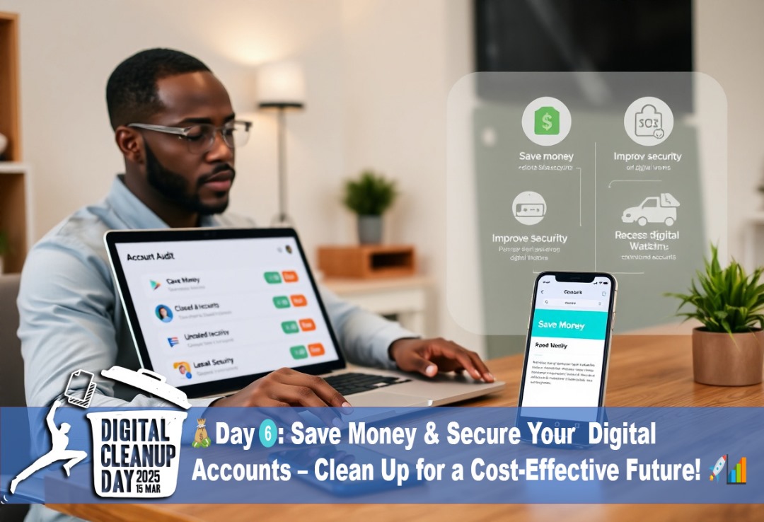 Day 6: Save Money and Secure Your Digital Accounts – Cleanup For a Cost Effective Future